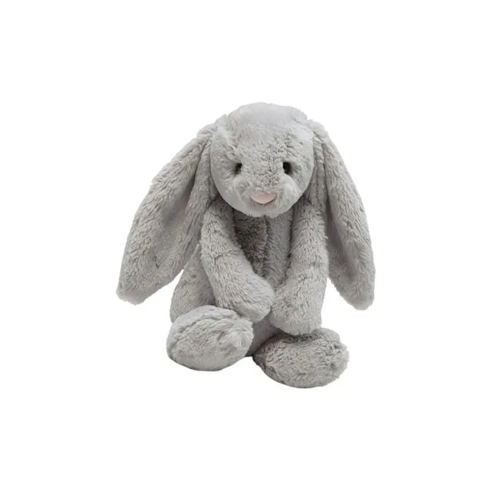 JELLYCAT Bashful Grey Bunny Stuffed Animal-2