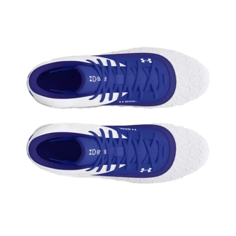 Under Armour Leadoff Anti Slip Wear Resistant Mid Top Training Shoes Men's White-2