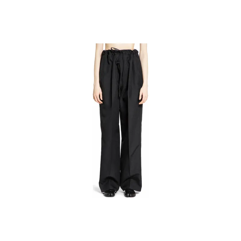 Maison Margiela High Rise Waist Tie Pants-1