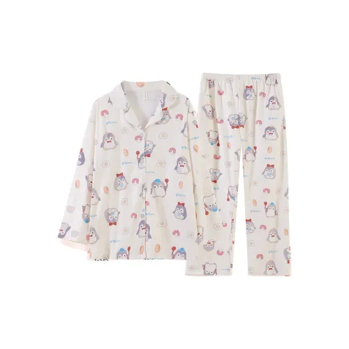 DanceBees Pajama Set Women's Apricot