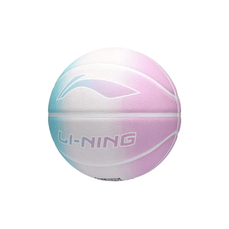 LiNing Rubber Basketball Blue Pink Size 5 Size 7 Training Unisex-2