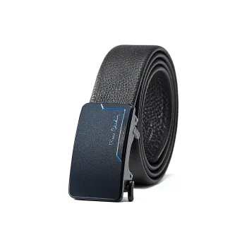 PIERRE CARDIN Top Grain Cow Leather Belts Men's 3.6cm