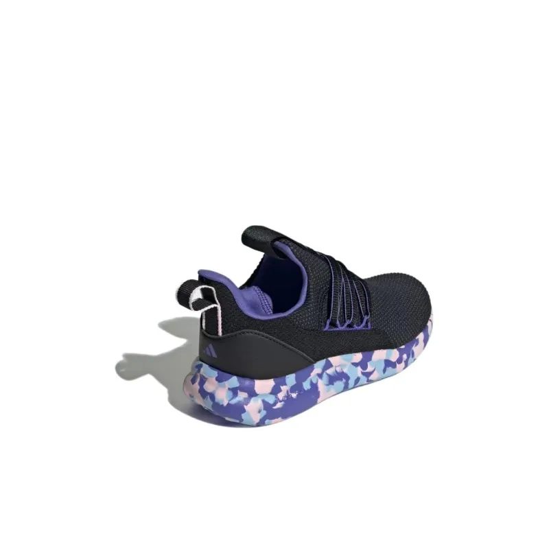 Adidas LITE RACER ADAPT 7.0 Anti Slip Wear Resistant Low Top Kids Lifestyle Shoes Black Pink Blue Kids'-2