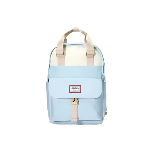WHEELY BABY+ Cow Leather Handbag Shoulder Bag Womens Red/Blue