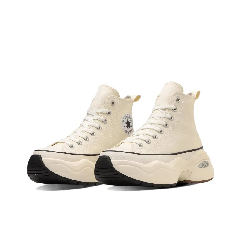 Converse All Star Anti Slip Wear Resistant High Top Canvas Shoes Unisex Ecru-2