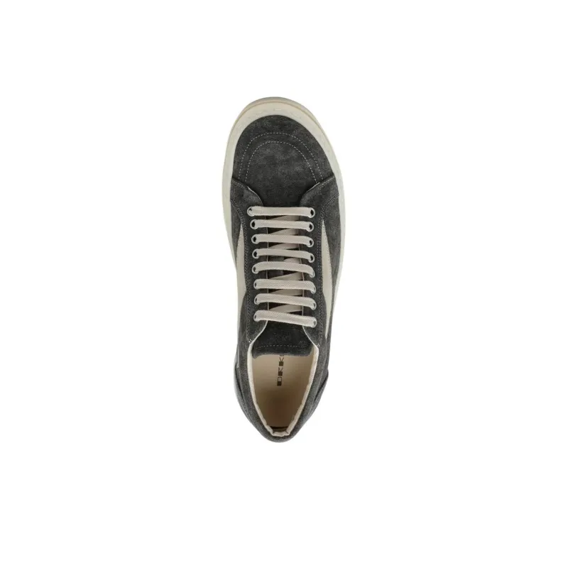Rick Owens DRKSHDW Low Top Skateboard Shoes Men Gray-4