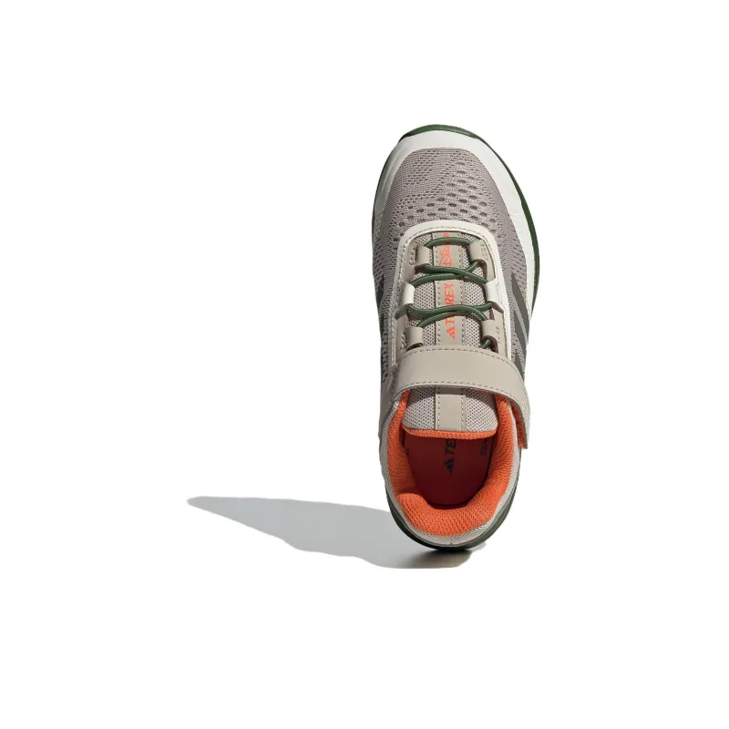 Disney x Adidas TERREX AGRAVIC FLOW Abrasion Resistant Low Top Kids' Running Shoes Gray Green Kids'-3