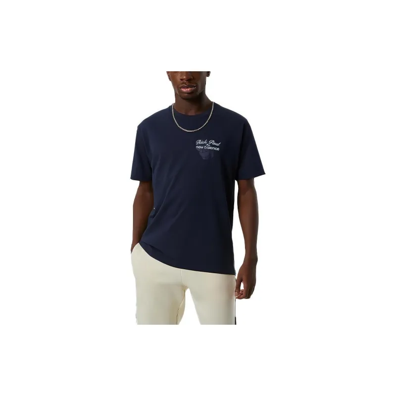 New Balance x Rich Paul T Shirt Men's Dark Blue-2