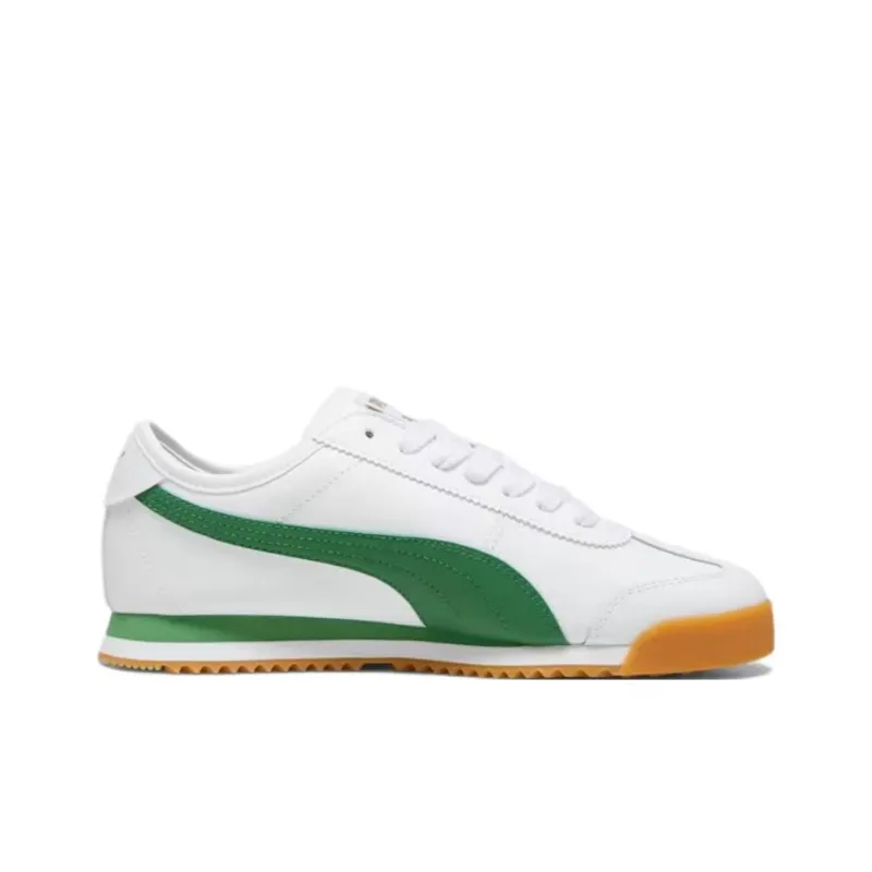 PUMA Roma Anti Slip Wear Resistant Low Top Casual Shoes Unisex White-1
