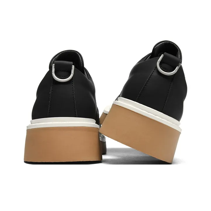 SEPTWOLVES Men's Casual Shoes Men Low Top Black/Coffee/Green-3