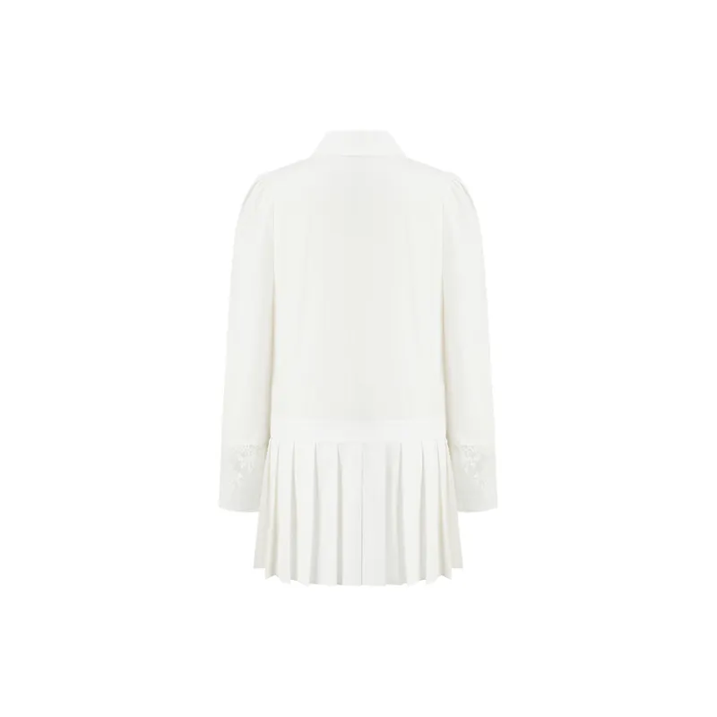 HERLIAN Long Sleeved Dress Women's White-1
