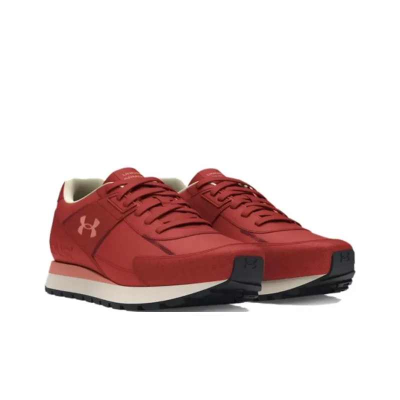 Under Armour Anti Slip Wear Resistant Low Top Running Shoes Men's Orange Red-2