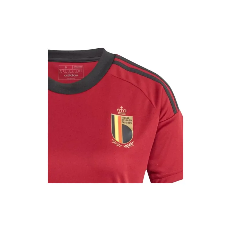 Adidas BELGIUM 24 HOME FAN JERSEY Soccer Jerseys Women's Red-3