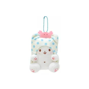 Sanrio Bobo Rabbit Departs From Maruman. Dolls Plush Pendant 10.5cm Height