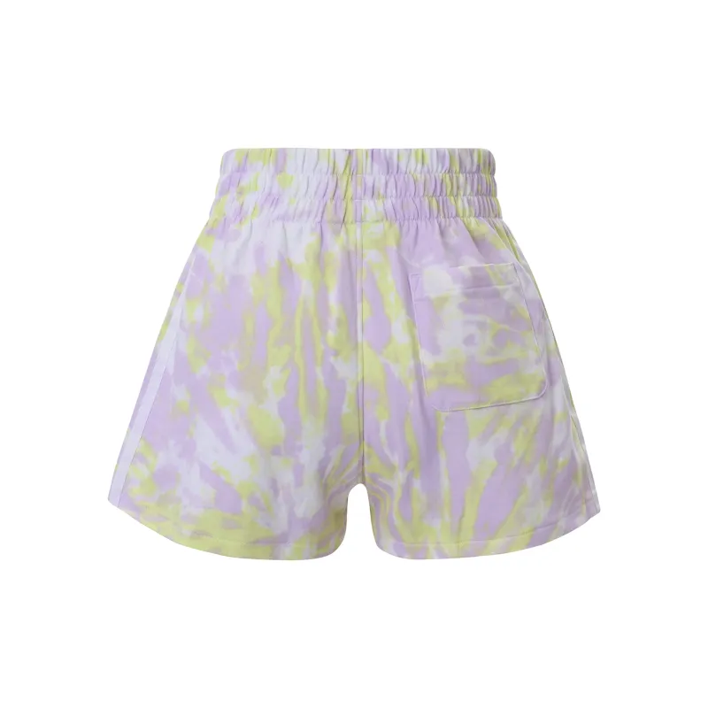 Adidas Originals 3 Str Short Multi Casual Shorts Women's Yellow Purple-1