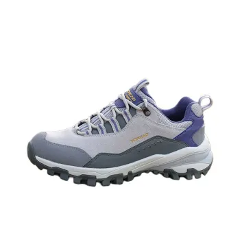 TOREAD Anti Slip Wear Resistant Low Top Trekking Shoes Women's Gray Purple