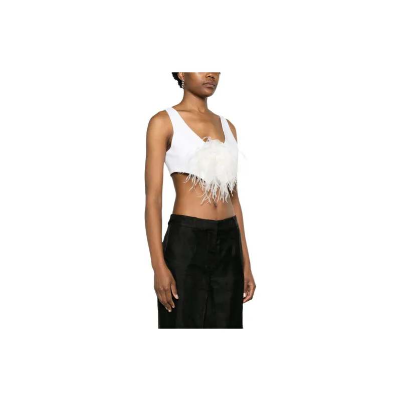 MOSCHINO Floral Brooch Asymmetric Waistcoat-2