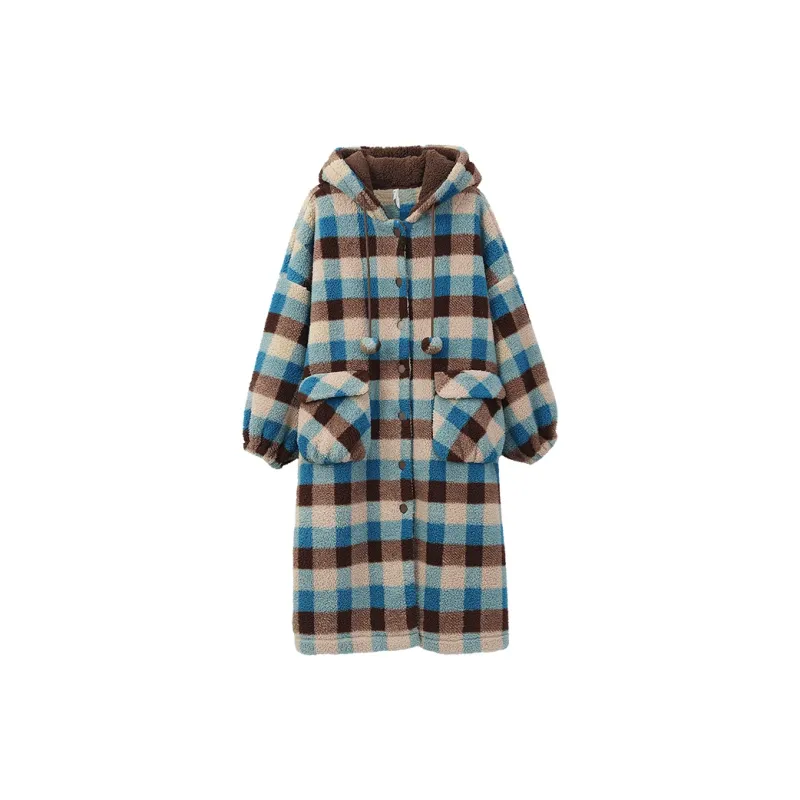 Aannsfam Pajama Robe Women's Nebula Blue-0