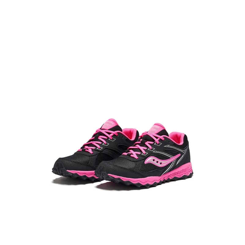 saucony Cohesion TR14 Lace Big Kid 'Black Pink'-2
