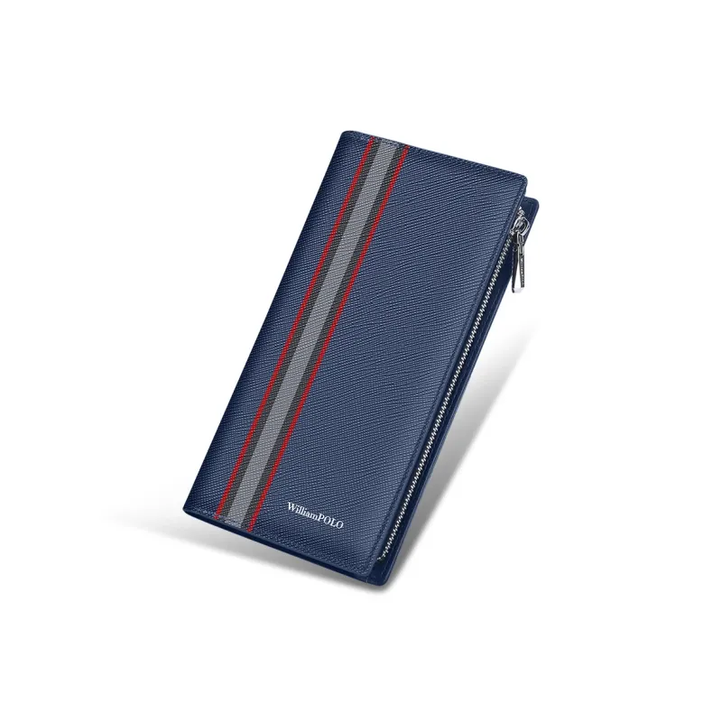 WilliamPOLO Cow Leather Multifunction Wallet With Phone Slot And Money Clip Regular Men's Multicolor-6