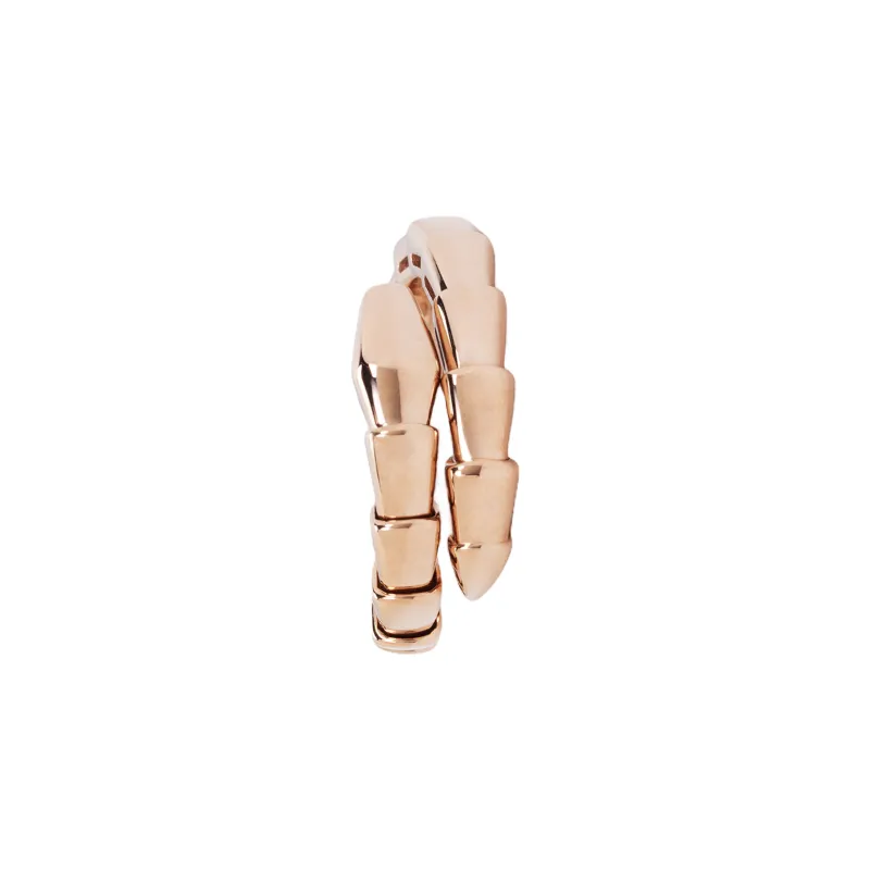 BVLGARI SERPENTI VIPER 18K Rose Gold Rings Unisex Rose Gold-3