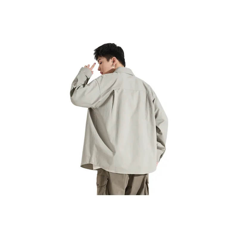Tonlion Long Sleeved Shirts Men's-1
