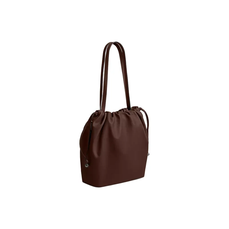 COACH Faye EPI Leather Tote Bag, Shopping Bag, Handbag, Shoulder Bag Tubas Women's Maple-1