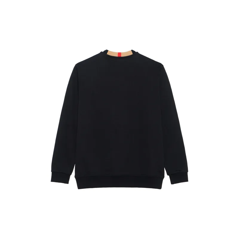 Burberry Long Sleeves Crewneck Pullovers Stripes Black Burberry Long Sleeves Crewneck Pullovers Stripes Black