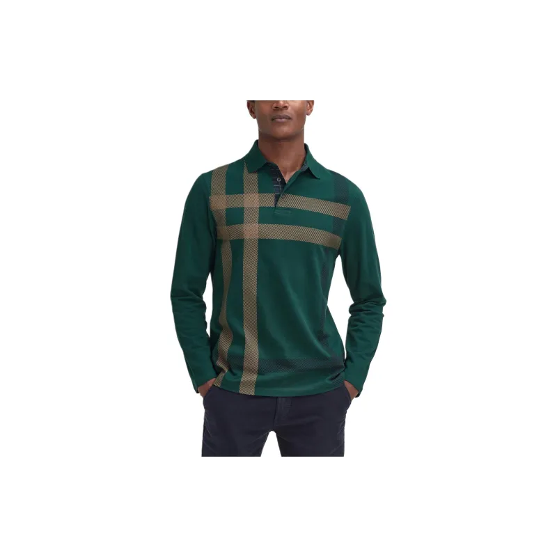 BARBOUR SS24 Polo Shirt Men's Mint Green-2