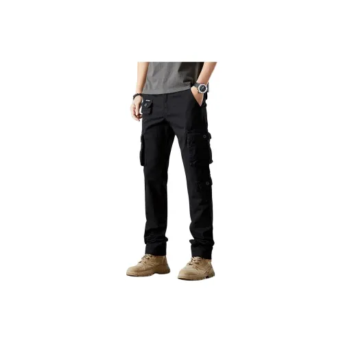 Tonlion Casual Pants Unisex Black