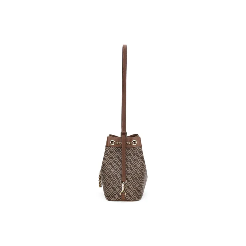 PIERRE CARDIN Premium One Shoulder Style Commute Crossbody Bag Women's Black/Brown-11