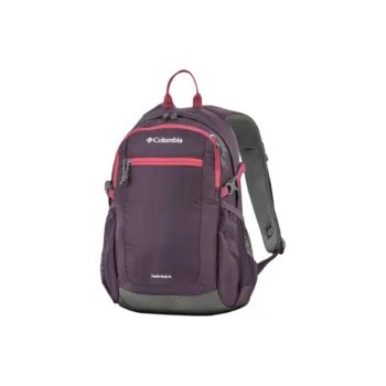 Columbia Nylon Backpack Unisex Black Plum