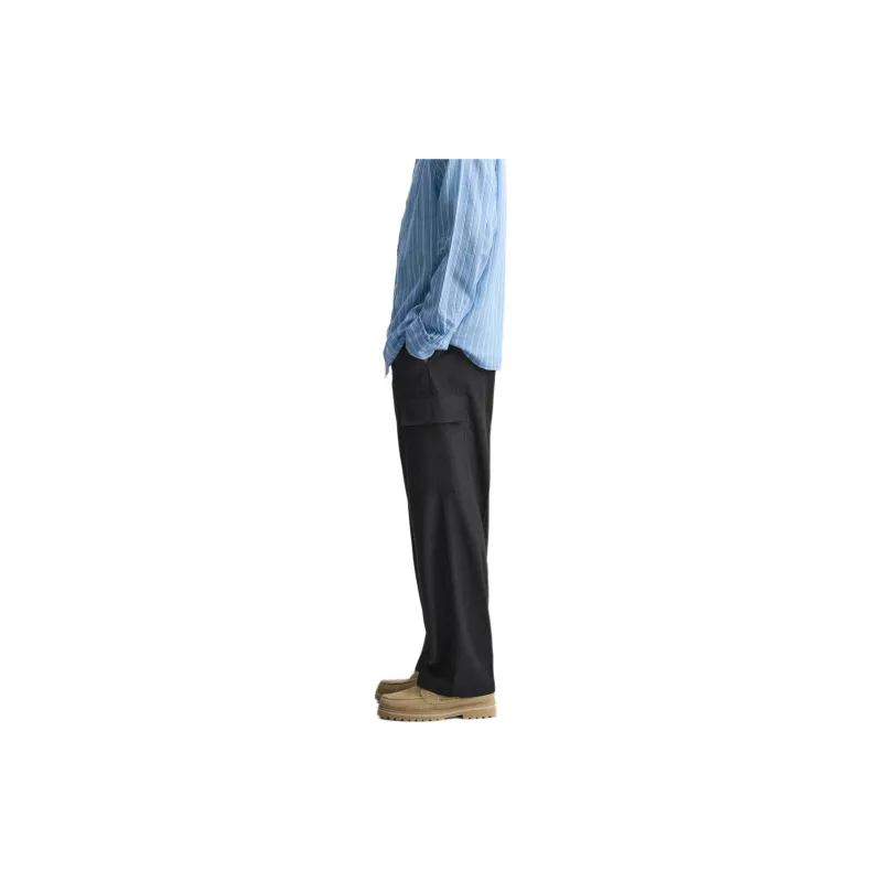 ZARA Cargo Pants Men Black-4