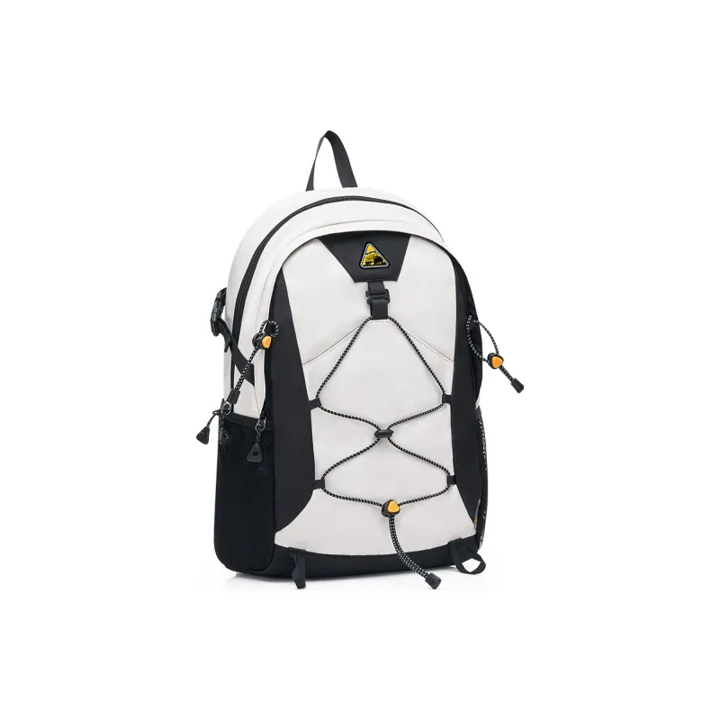 OIWAS Fabric Backpack Travel Backpack Regular Unisex Warm Sand/Forest Green/Black-13