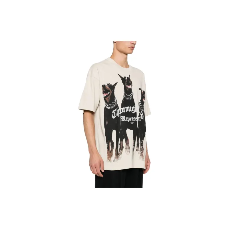 REPRESENT Thoroughbred Cotton T shirt-3