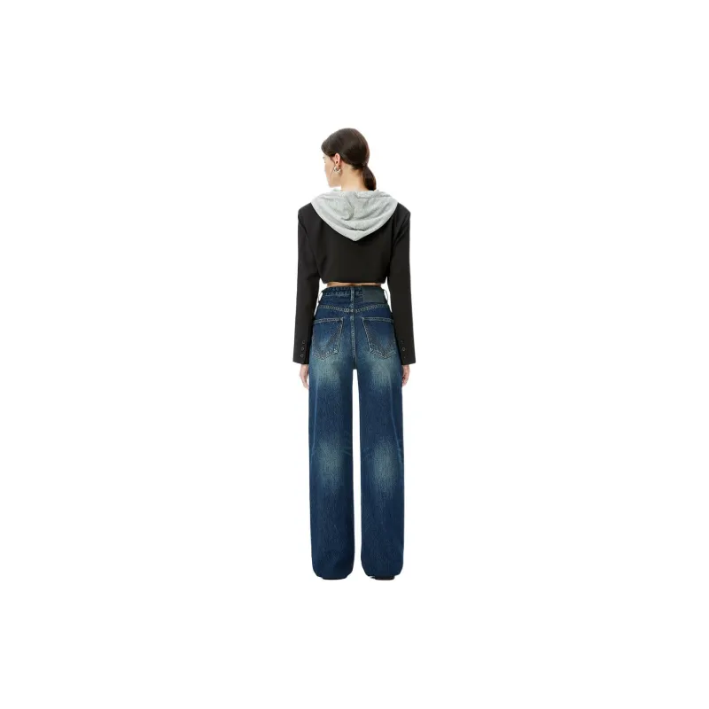 FHMY Jeans Women's Dark Blue-1
