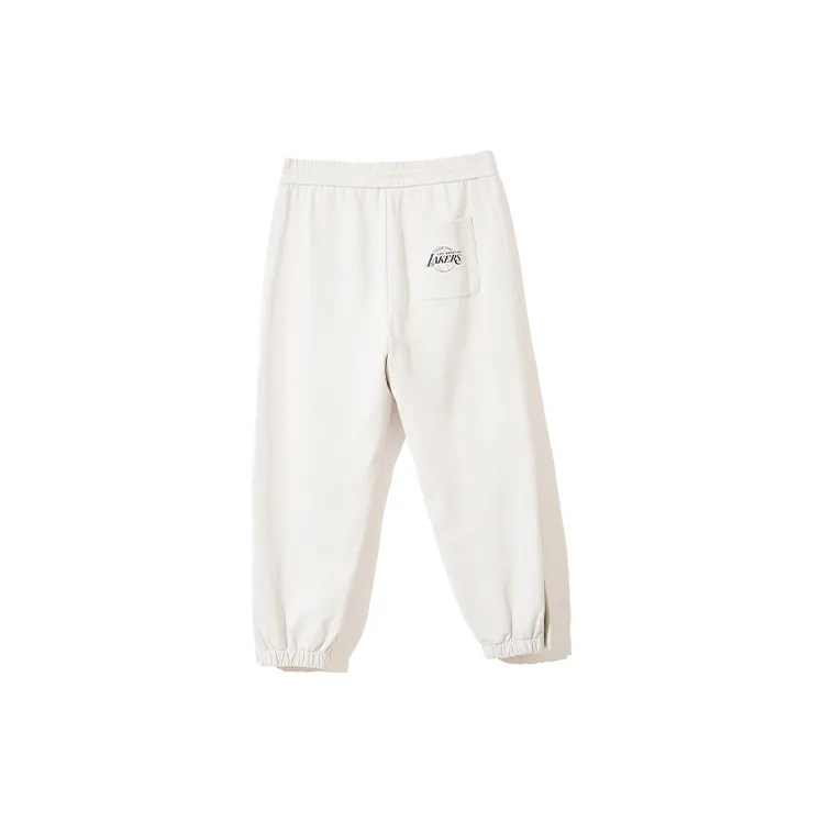 JACK JONES· Jack&Jones X Lakers Nba Knitted Sports Pants Men's Stone Gray-2