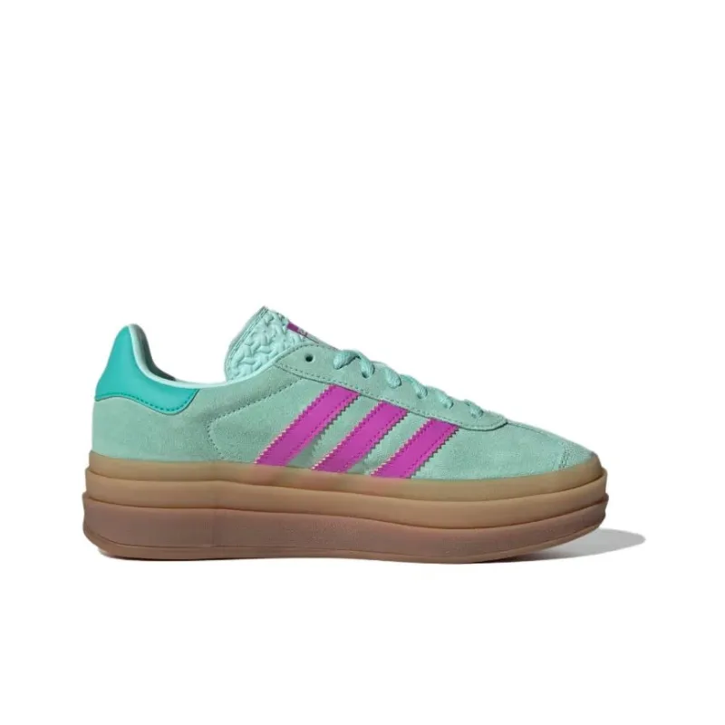 Adidas Gazelle Bold J 'Clear Mint Flash Pink'-1