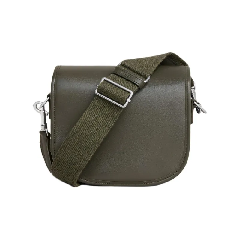 CELINE Calfskin Shoulder Bag Crossbody Bag Small Size Women's Army Green-2