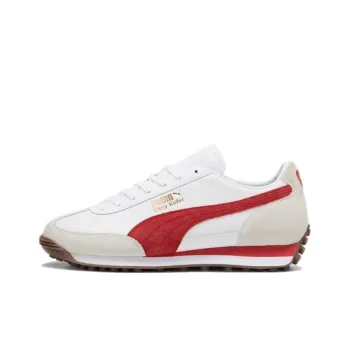 PUMA Easy Rider Anti Slip Wear Resistant Low Top Casual Shoes Unisex White Red