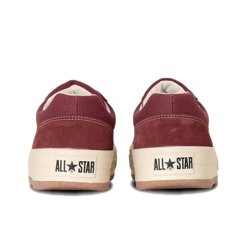 Converse All Star Anti Slip Wear Resistant Low Top Canvas Shoes Unisex Red-4