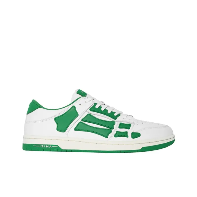 AMIRI Skel Top Low White Green-1