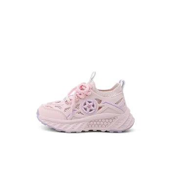 Jeep Anti Slip Wear Resistant Low Top Kids' Running Shoes Snowflake Pink Kids'