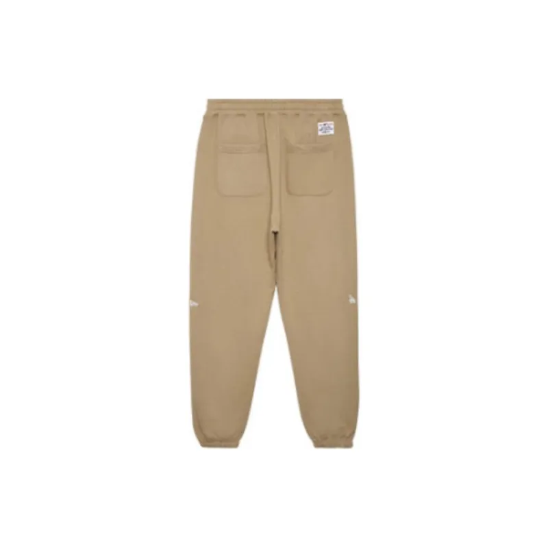 New Era Blue And White Porcelain Series Knitted Sports Pants Unisex Khaki-1
