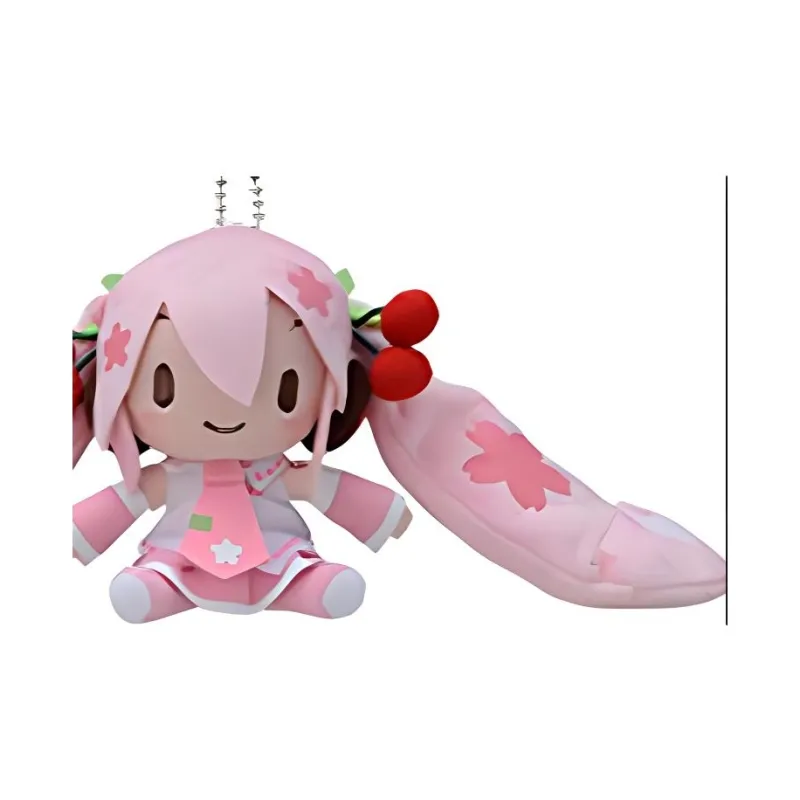 SEGA Hatsune Miku Cherry Blossom Collection Model C Dolls Plush Pendant 10cm Height-3