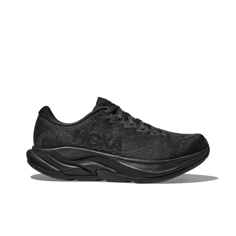 HOKA ONE ONE RINCON 4 Slip Resistant Low Top Running Shoes Men's Black-1