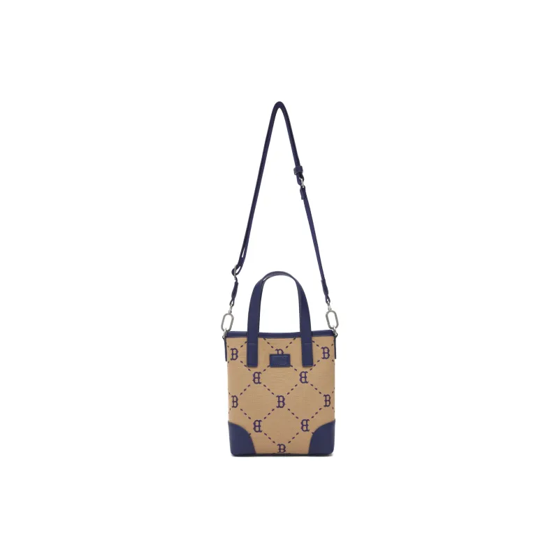MLB Polyester Crossbody Handbags Medium Size Unisex Khaki-1