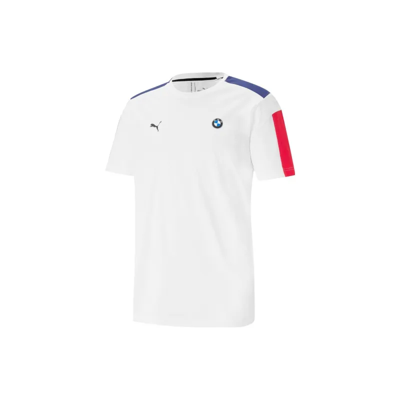 PUMA BMW Motorsport T Shirts Men White-0
