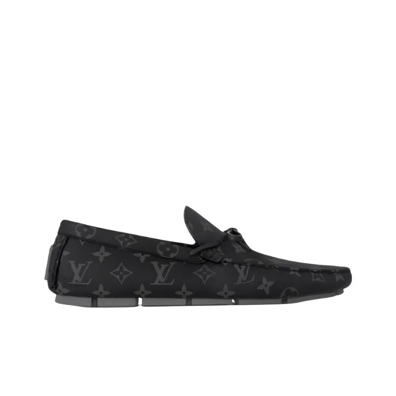 LOUIS VUITTON Driver Casual Shoes Men's Black-1