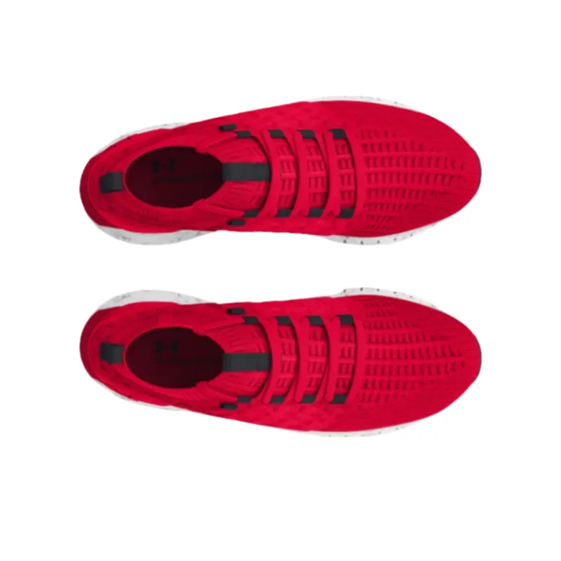 Under Armour Anti Slip Wear Resistant Mid Top Casual Running Shoes Unisex Red-3